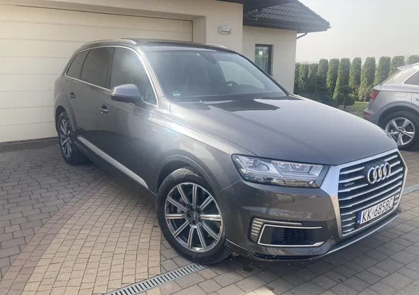 kraków Audi Q7 cena 198900 przebieg: 117500, rok produkcji 2018 z Kraków